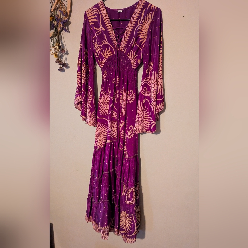 Bouboulina Topanga Bell Sleeve Dress